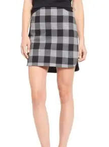 Shirttail Skirt in Plaid 
