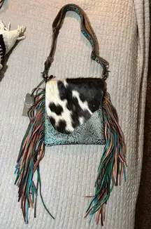 Myra Bags Cowhide conceal carry purse 