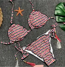 1615 Clearance sailor anchor fringe swimsuits