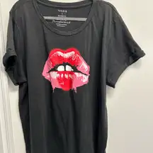 TorridGraphic Lip Print T-Shirt