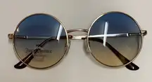 Juicy Couture gold rim round sunglasses D6