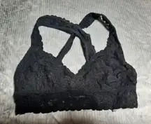American Eagle Outfitters Bralette Black Lace Size S