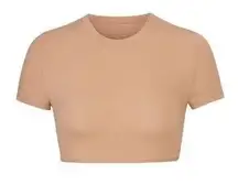 SKIMS  fits everyone super cropped T-shirt SAND NWT