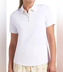 PUMA Womens Pique Accent Golf Polo Lemons Size XXL