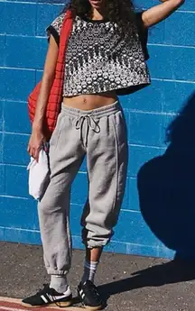 Free People Movement My Time Printed Tee Size Large