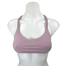 Lululemon Purple Sleeveless Cami Camisole Tank Athletic Sports Bra Crop Top Sz 2