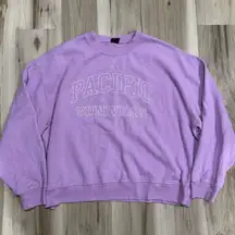 Pacsun Pacific Sunwear Purple Crewneck Sweatshirt Women’s Large