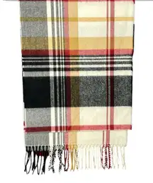 Croft & Barrow ‎ Plaid Scarf in Red, Black, and Cream