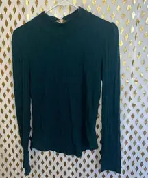 Free People  Party in The Back Dream Lagoon backless Top blue green sweater Size