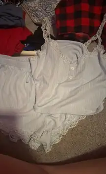 Lacy sleep set baby blue