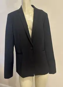 #11 Women's Black Wool Blend Stripped Blazer by Elie Tahari, Sz: 10