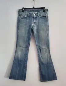 7 For All Mankind Blue "A" Pocket Jeans 27