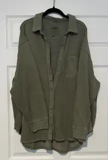 Aerie Lumberjane Fleece Shirt