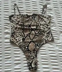 Brooklyn Karma Snakeskin Bodysuit