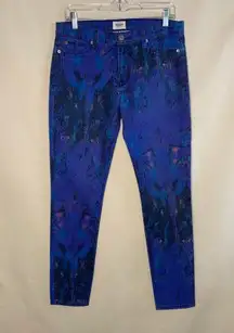 Tie-Dye Nico Nebula Midrise Super Skinny Jeans