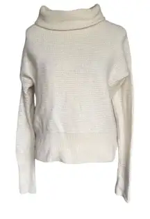 Banana Republic Ivory Sweater Size M Pullover Merino Wool Alpaca Blend