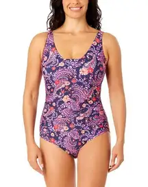 Land’s end one piece swimsuit 
Full Coverage Bottom
Removable Soft Cups nwt