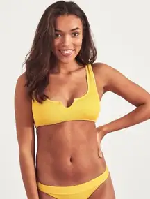 Notch Front Bikini Top