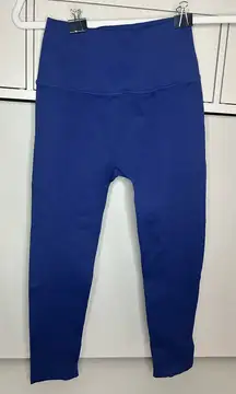 NUX High Rise Blue Athletic NWOT Leggings size medium