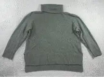 Saks Fifth Avenue Cashmere Turtle Neck Sweater Women Large Long Sleeve Soft
