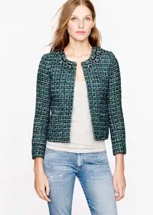 J.Crew NWT   collection jewels tweed jacket