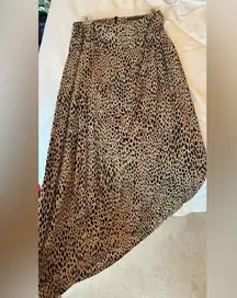 Cheetah Maxi Skirt Vintage Brandy Melville