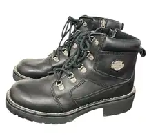 Harley-Davidson Women’s Biker 9 Black Leather Riding Boots