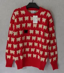 Warm And Wonderful Fitted Sheep Cotton Sweater