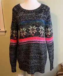 American Eagle Outfitters colorful wool mohair blend jegging sweater