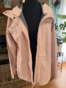 Columbia Rain Jacket Windbreaker pink