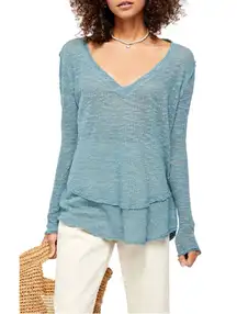 Free People Ocean Air Hacci Pullover