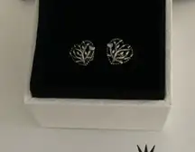 Pandora heart stud earrings 