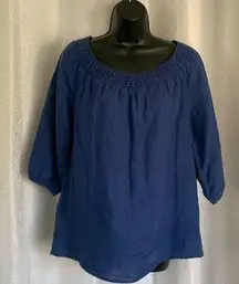 BODEN LINEN Blouse Sz: 10