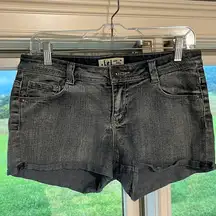 Low Rise Lei Denim Jean Shorts Womens 9 Ashley Retro Stretchy