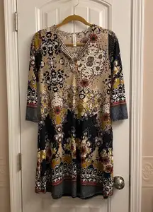 Honeyme Super cute Floral paisley dress with POCKETS!