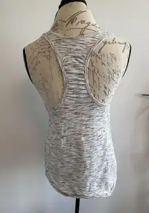 LULULEMON Our Sport Light Luon Tank in Tiger Space Dye Black White-Size 6 Medium