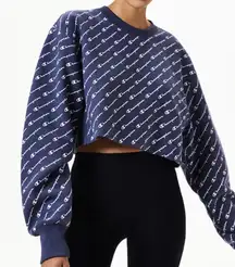 Champion All Over Logo Cropped Sweater🦎🌵