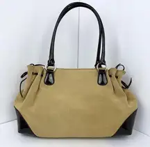 BCBG Suede Leather Tan / Brown Bag