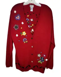 Vintage Napa‎ Valley Wool Blend Cardigan Sweater