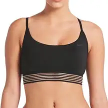 Nike Women Cross-Back Swim Top Size XS black on black bikini top