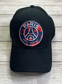 PSG Paris Saint-Germain Soccer Football Ball Cap. New. Logo patch. Velcro adjustable.