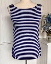 Kenar Blue & White Striped Top