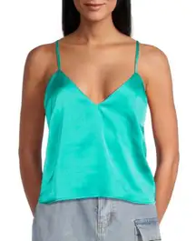 Walter Baker Hollis‎ Satin Camisole Top Turquoise XL