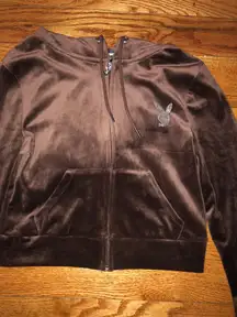 Playboy crop sweater bling 