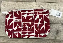 Vuori Graphic Red and White Cosmetic Bag