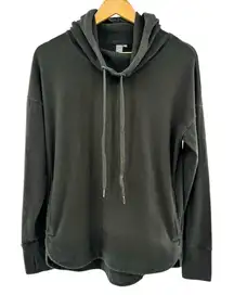 Sweaty Betty Hoodie Medium Women's Thumb Holes Green Made in‎ Italy Athleisure