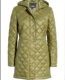 Sam Edelman  Green Long Puffer Coat Size XL