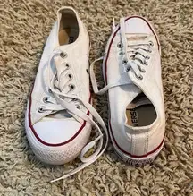 White Low Top Converse