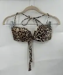 Victoria's Secret Victoria Secret Bohemian Animal Leopard Print Halter Neck Resortwear Bikini Top