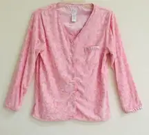 American Eagle Aria pink fleece pajama set S